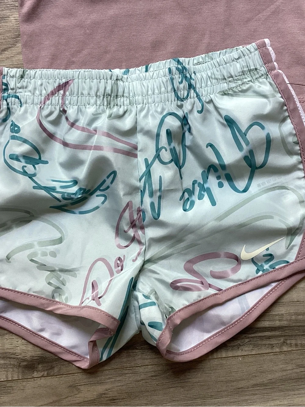 Nike Girls Two-Piece Tee & Shorts Set size 24 months(NWT) ~FIRM, NO OFFERS~ - Picture 2 of 4
